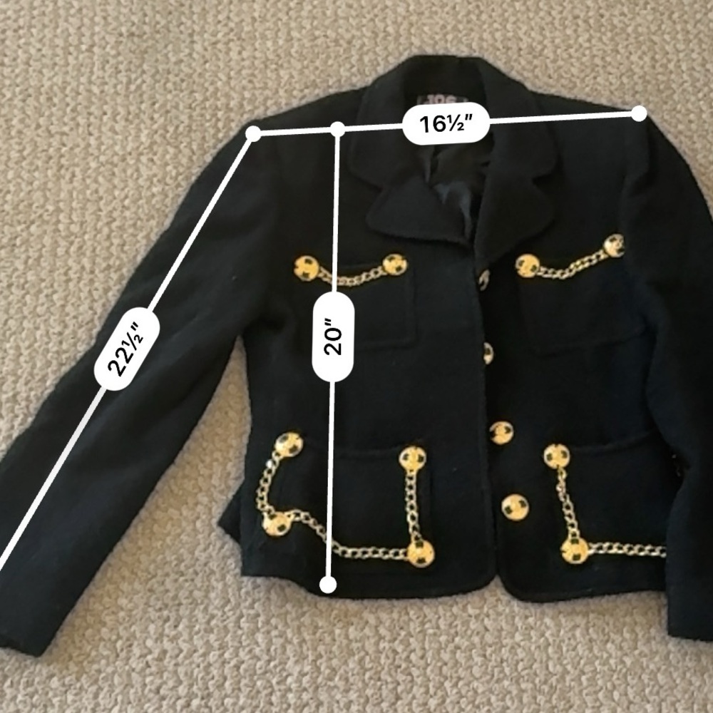 Vintage Blazer and short set (From France) - Picture 11 of 12